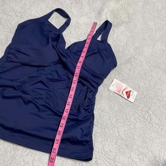 8 DDD Lands End Tankini Swim Top A02 6471 - Picture 5 of 6